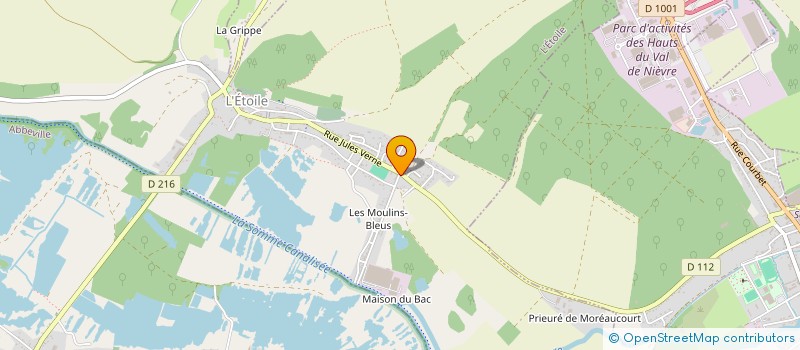 localisation de l'entreprise MONSIEUR ANTOINE DELESTRE  L'ETOILE