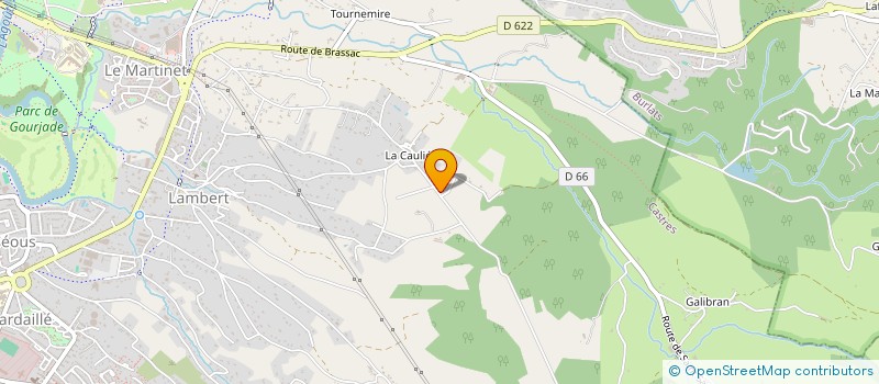 localisation de l'entreprise MONSIEUR ANTOINE DELGADO  CASTRES