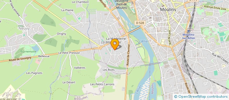 localisation de l'entreprise MONSIEUR ANTOINE DELGADO à MOULINS