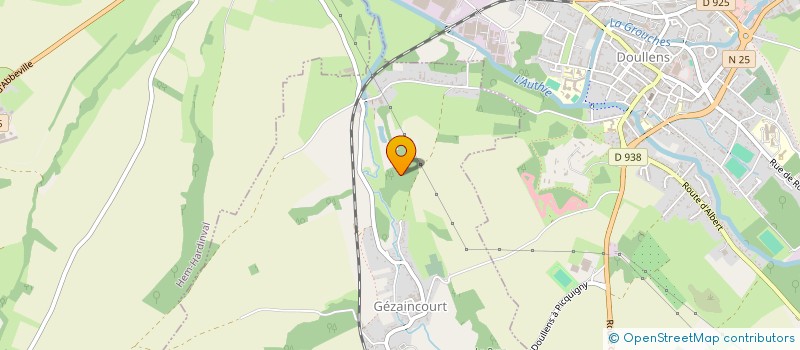 localisation de l'entreprise MONSIEUR ANTOINE DELOBEL  GEZAINCOURT