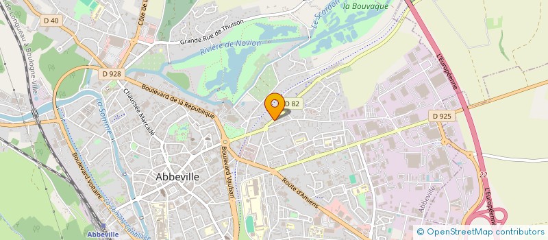 localisation de l'entreprise MONSIEUR ANTOINE DELRUE à ABBEVILLE