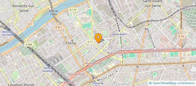 localisation de l'entreprise MONSIEUR ANTOINE DEMAEGDT à CLICHY
