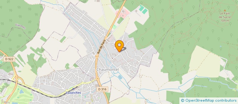 localisation de l'entreprise MONSIEUR ANTOINE DEMOLLIENS  CHAUMONTEL