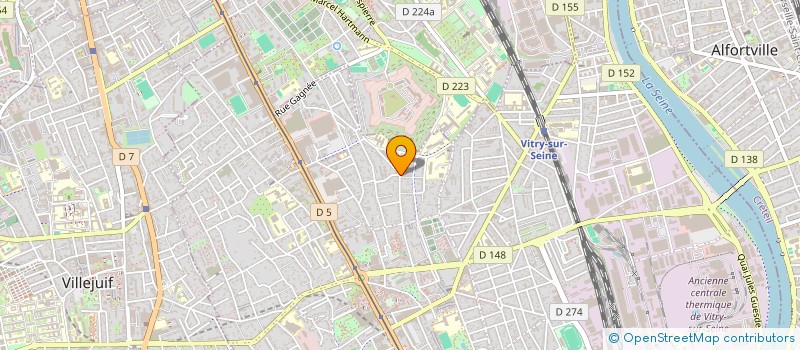 localisation de l'entreprise MONSIEUR ANTOINE DEMOURON à VITRY-SUR-SEINE