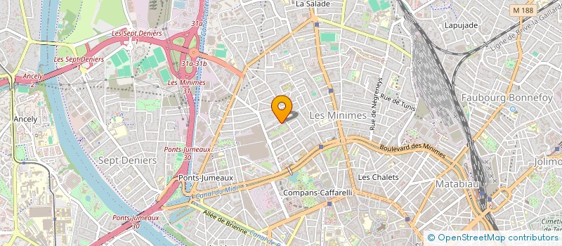 localisation de l'entreprise MONSIEUR ANTOINE DENIS  TOULOUSE