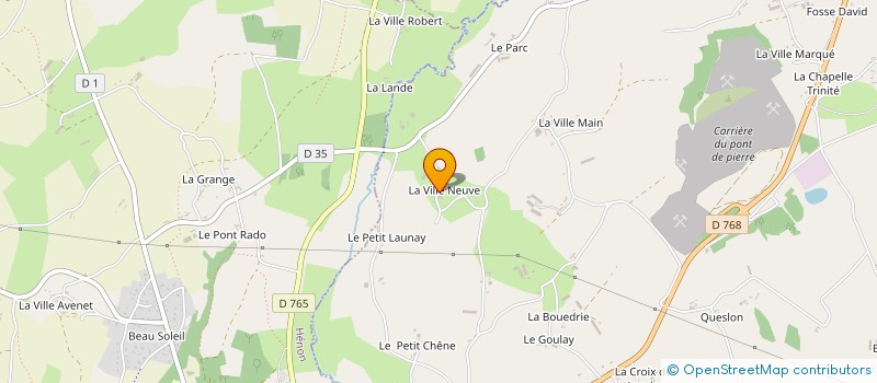 localisation de l'entreprise MONSIEUR ANTOINE DERON à BREHAND