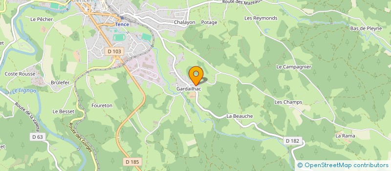 localisation de l'entreprise MONSIEUR ANTOINE DESAGE à TENCE