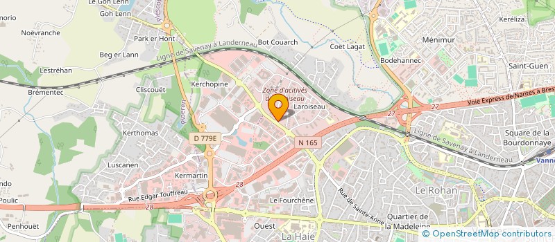 localisation de l'entreprise MONSIEUR ANTOINE DESBROUSSES à VANNES