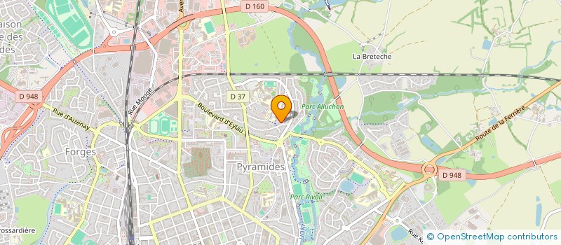 localisation de l'entreprise MONSIEUR ANTOINE DESCHAMPS  LA ROCHE-SUR-YON