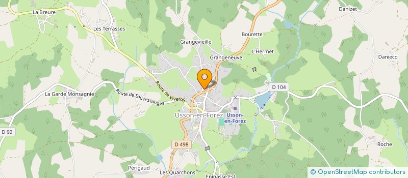 localisation de l'entreprise MONSIEUR ANTOINE DESCHAMPS  USSON-EN-FOREZ