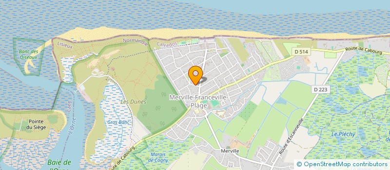 localisation de l'entreprise MONSIEUR ANTOINE DESHAIES  MERVILLE-FRANCEVILLE-PLAGE