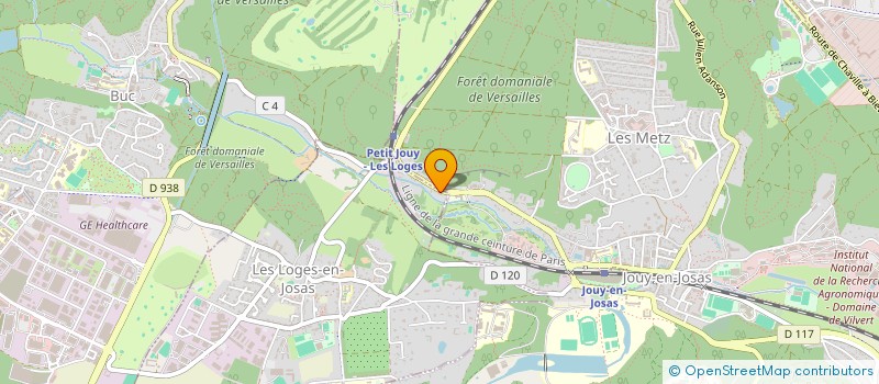 localisation de l'entreprise MONSIEUR ANTOINE DESIR  LES LOGES-EN-JOSAS