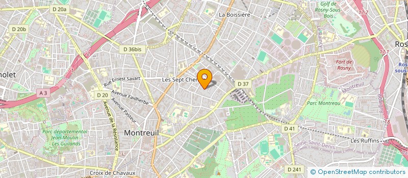 localisation de l'entreprise MONSIEUR ANTOINE DESLIENS à MONTREUIL
