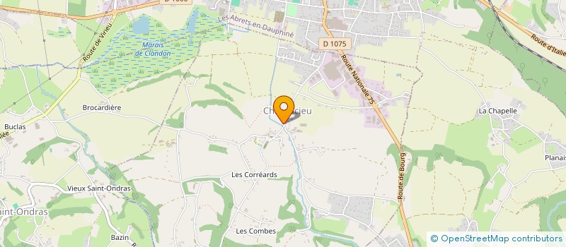 localisation de l'entreprise MONSIEUR ANTOINE DESNOYERS  CHARANCIEU