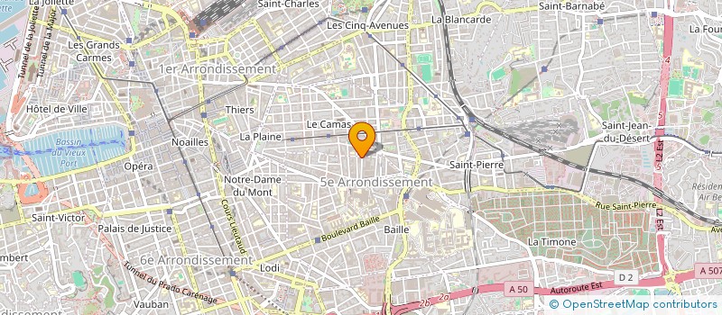 localisation de l'entreprise MONSIEUR ANTOINE DESPORTES à MARSEILLE