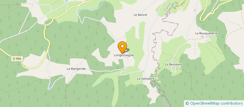 localisation de l'entreprise MONSIEUR ANTOINE DESSAIGNE à VEDRINES-SAINT-LOUP