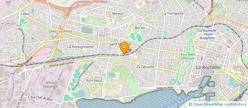 localisation de l'entreprise MONSIEUR ANTOINE DESTHIEUX  LA ROCHELLE