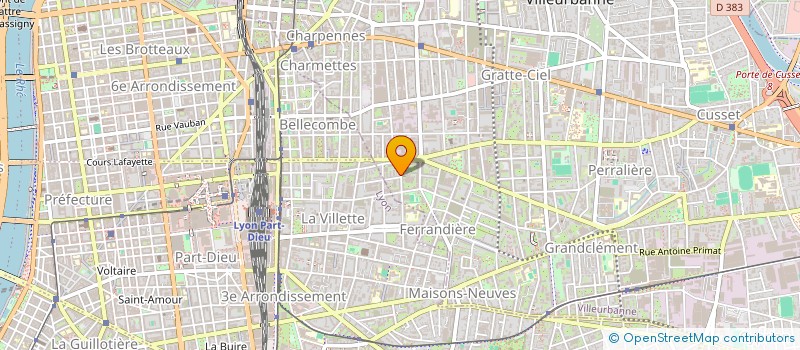 localisation de l'entreprise MONSIEUR ANTOINE DESVOIVRE  VILLEURBANNE