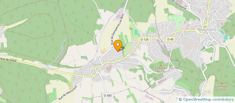 localisation de l'entreprise MONSIEUR ANTOINE DEVANNE  DASLE