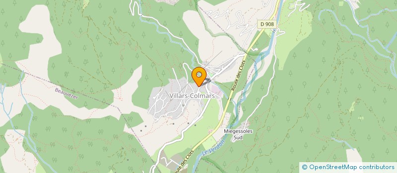 localisation de l'entreprise MONSIEUR ANTOINE DEVILLERS  VILLARS-COLMARS