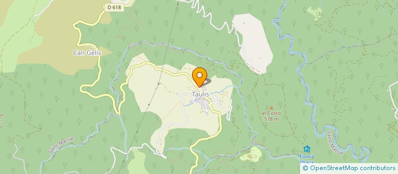 localisation de l'entreprise MONSIEUR ANTOINE DEVOUASSOUX  TAULIS