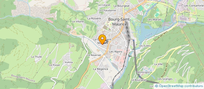 localisation de l'entreprise MONSIEUR ANTOINE DEZE  BOURG-SAINT-MAURICE