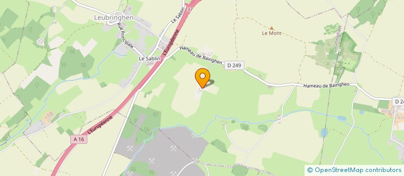 localisation de l'entreprise MONSIEUR ANTOINE DEZOMBRE  LEUBRINGHEN