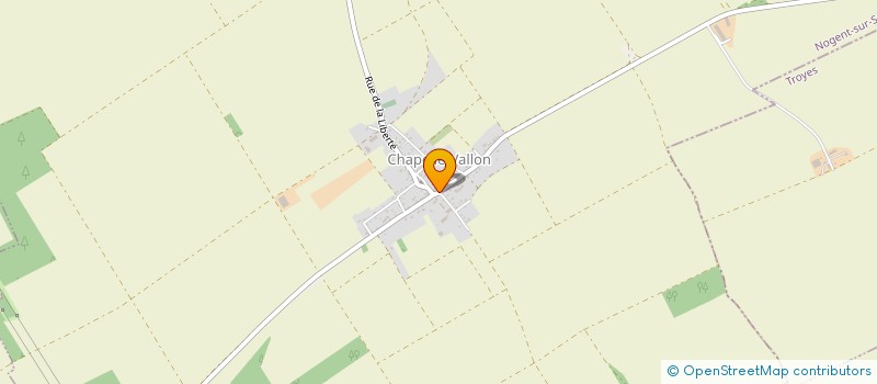 localisation de l'entreprise MONSIEUR ANTOINE DHAINAUT  CHAPELLE-VALLON