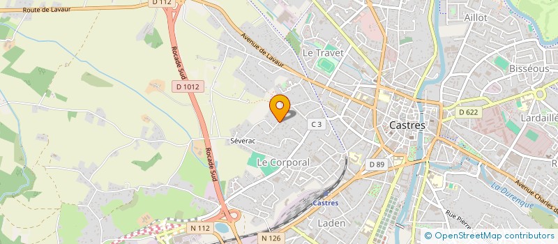 localisation de l'entreprise MONSIEUR ANTOINE DI DODO  CASTRES