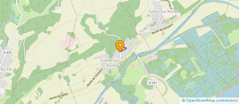 localisation de l'entreprise MONSIEUR ANTOINE DIAS  CONDE-SUR-AISNE