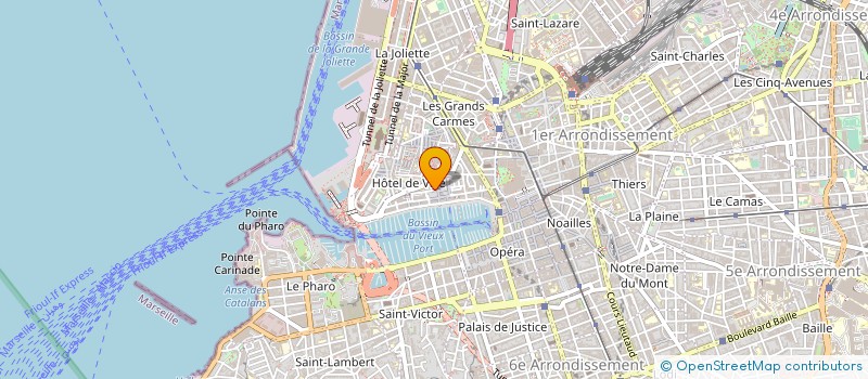 localisation de l'entreprise MONSIEUR ANTOINE DIAZ  MARSEILLE