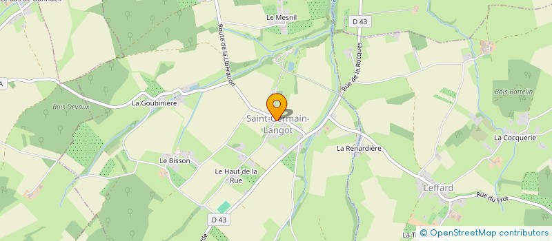 localisation de l'entreprise MONSIEUR ANTOINE DIBATISTA  SAINT-GERMAIN-LANGOT