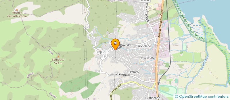 localisation de l'entreprise MONSIEUR ANTOINE DICARA à BIGUGLIA