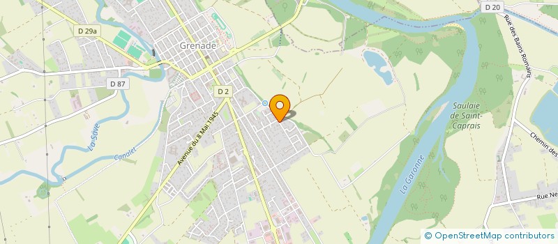 localisation de l'entreprise MONSIEUR ANTOINE DIEUDONNE  GRENADE