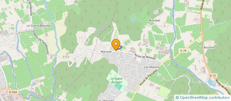 localisation de l'entreprise MONSIEUR ANTOINE DIFRANCO  LA CRAU