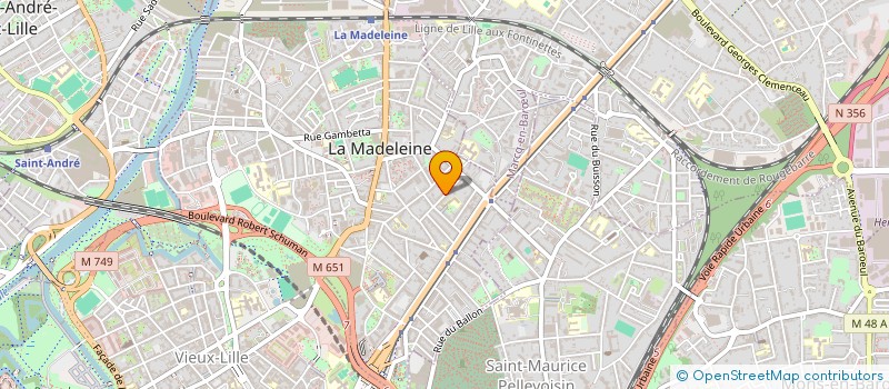 localisation de l'entreprise MONSIEUR ANTOINE DONNIZAUX à LA MADELEINE