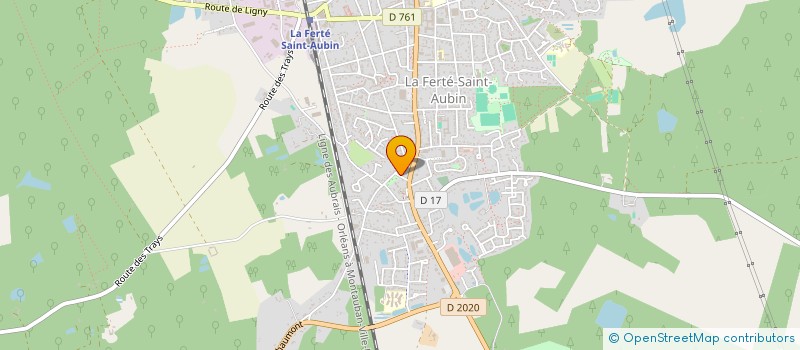 localisation de l'entreprise MONSIEUR ANTOINE DOS ANJOS AREVALO  LA FERTE-SAINT-AUBIN