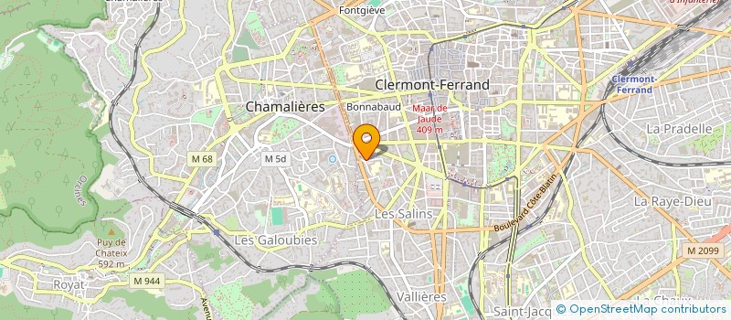 localisation de l'entreprise MONSIEUR ANTOINE DOS SANTOS  CLERMONT-FERRAND