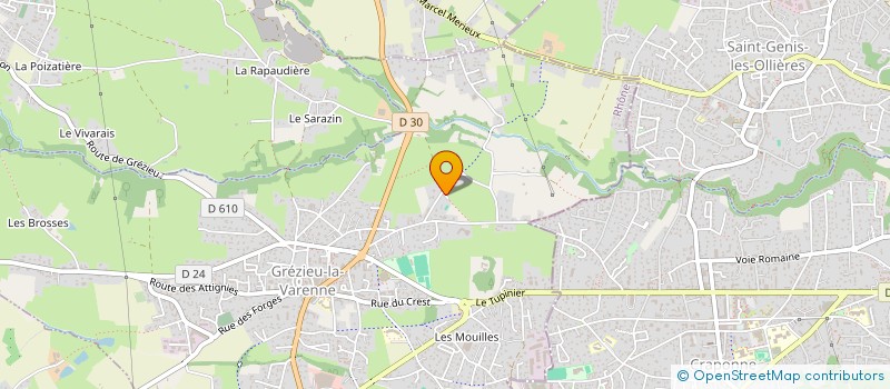 localisation de l'entreprise MONSIEUR ANTOINE DOSSOT  GREZIEU-LA-VARENNE