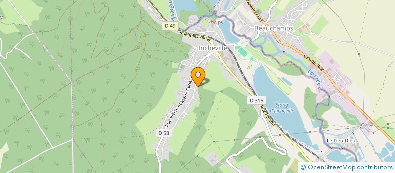 localisation de l'entreprise MONSIEUR ANTOINE DOUAY  INCHEVILLE