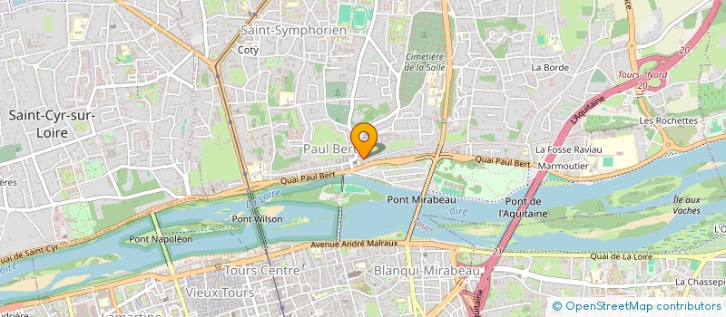 localisation de l'entreprise MONSIEUR ANTOINE DOUBININE  TOURS