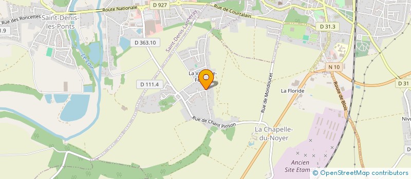 localisation de l'entreprise MONSIEUR ANTOINE DOUCET à LA CHAPELLE-DU-NOYER