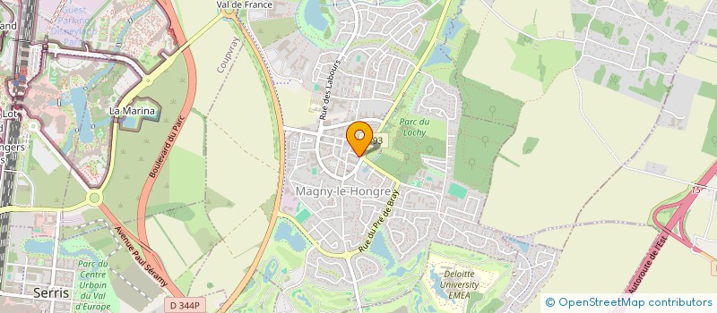 localisation de l'entreprise MONSIEUR ANTOINE DOUCET  MAGNY-LE-HONGRE