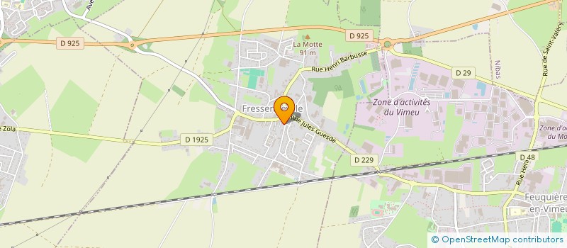 localisation de l'entreprise MONSIEUR ANTOINE DOUDOUX  FRESSENNEVILLE