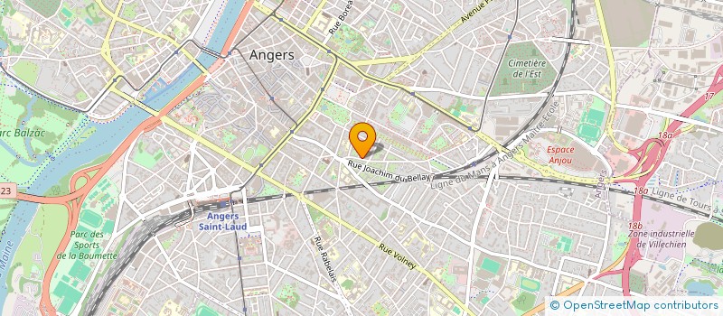 localisation de l'entreprise MONSIEUR ANTOINE DROUET à ANGERS