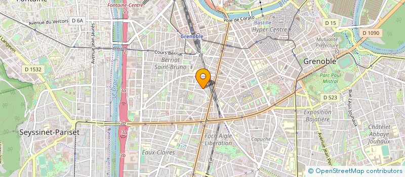 localisation de l'entreprise MONSIEUR ANTOINE DUBOIS à GRENOBLE