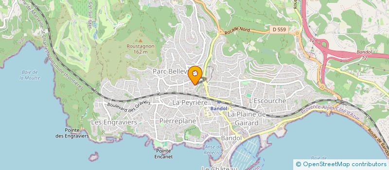 localisation de l'entreprise MONSIEUR ANTOINE DUBOIS à BANDOL