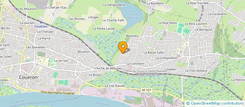 localisation de l'entreprise MONSIEUR ANTOINE DUBOURDIEU à COUERON