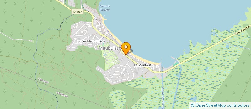 localisation de l'entreprise MONSIEUR ANTOINE DUBREIL  CARCANS