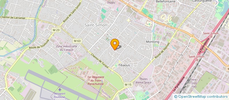 localisation de l'entreprise MONSIEUR ANTOINE DUBUIS  TOULOUSE